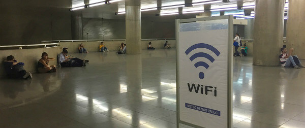 Estações do metrô recebem serviço de wi-fi gratuito
